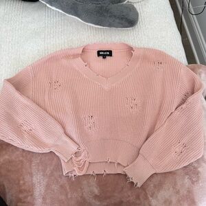 Seroya sweater size small in pink. Great condition!